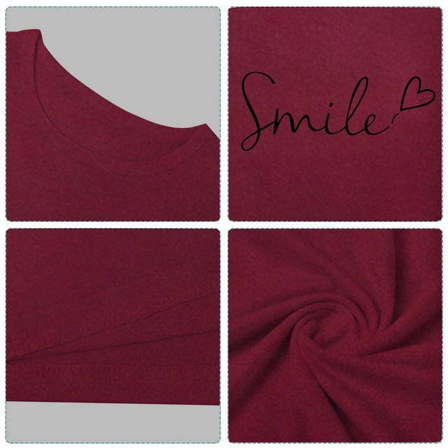 Mode Printemps T-Shirt Décontracté à Manches Courtes Imprimé Floral pour Femmes Blouse Haut à Manches Longues Chemises de Compression pour Femmes Col Roulé Perlé Chemises Grandes Tailles T-Shirts Amples