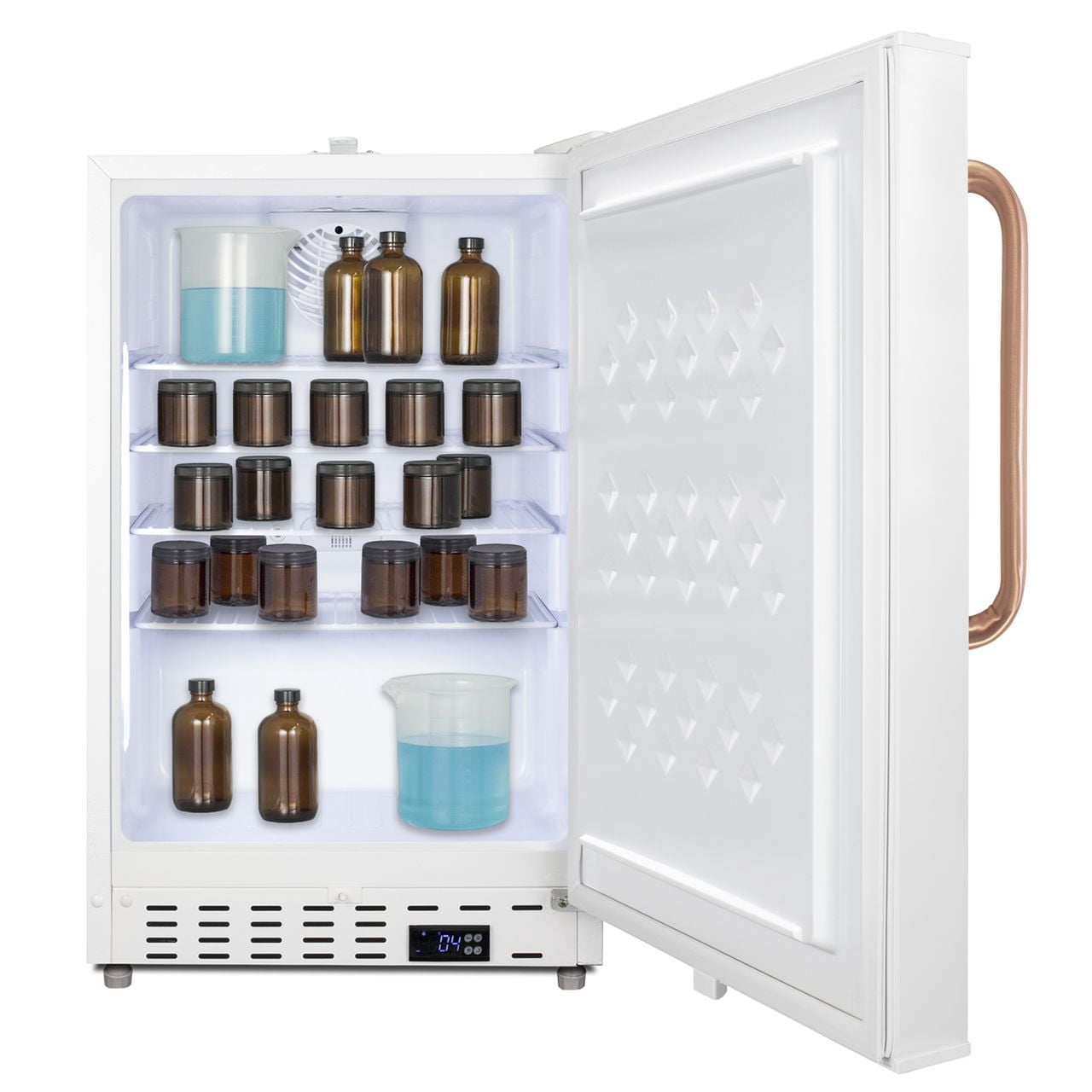 Summit 20" ADA Built-In Healthcare All-Refrigerator - Copper Handle