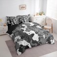 thumbnail image 3 of Homewish Camo Camouflage 7pcs Bedding Comforter Set,Rustic Farmhouse Cabin Queen Bedding Sets,Gary Splash Ink Queen Sheet Sets For Boys Teens,Super Cozy Room Decor Reversible, 3 of 8
