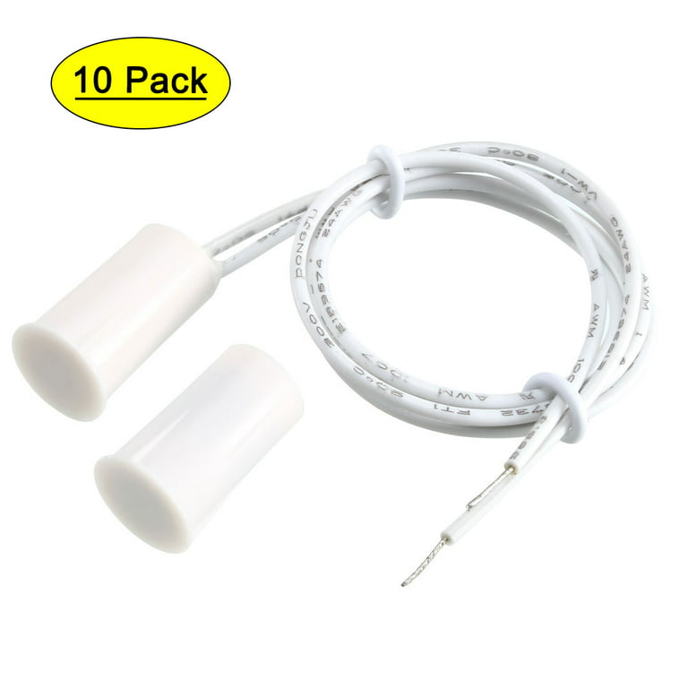 At håndtere Samuel aflevere 10pcs RC-33 NC Recessed Wired Door Contact Sensor Alarm Magnetic Reed  Switch - Walmart.com