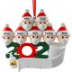 thumbnail image 2 of Adornos navideños Foohvr familia de supervivientes personalizada 2020 muñeco de nieve, 2 of 4