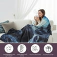 thumbnail image 3 of Somerset Home Wolf Pattern Hypoallergenic Fleece Sherpa Throw Blanket, 3 of 6