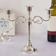 thumbnail image 4 of Candelabro vintage romántico NikouMX de 3 cabezales para mesa de comedor, 4 of 8