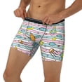 thumbnail image 2 of Rocae Space Doodle for Stretch Moisture-Wicking Underwear,Men's Underwear Boxer Briefs X-Large, 2 of 9
