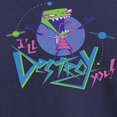 thumbnail image 3 of Invader ZIM - ZIM Screaming Destroy - Retro Style - Toddler And Youth Short Sleeve Graphic T-Shirt, 3 of 5