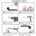 thumbnail image 5 of Juego de accesorios para baño, tira para toallas de baño + aro para toallas + soporte para papel higiénico + gancho para toallas de baño,, 5 of 5