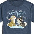 thumbnail image 3 of Disney Bambi - Christmas - Snowy Bunny Kisses - Men's Short Sleeve Graphic T-Shirt, 3 of 5