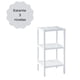 thumbnail image 2 of Mueble Anaquel Estante 3 Niveles Blanco, Mdf ELLEGANCE HOUSEWARE SS34294, 2 of 4