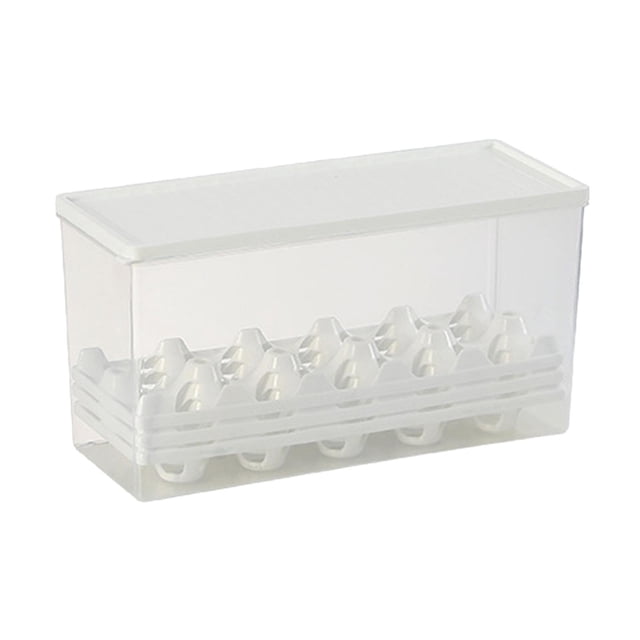 Caja de almacenamiento de huevos frescos, contenedor de almacenamiento de 28cmx11cmx14cm