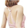 thumbnail image 2 of SHTXOZHI Women's Push Up Lace Bras Criss Cross Adjustable Strap Padded Bra Full Coverage Breathable Bras, 2 of 3