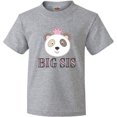 thumbnail image 3 of Inktastic Big Sis Panda Sister Announcement Youth T-Shirt, 3 of 5