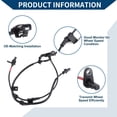 thumbnail image 4 of Sensor de velocidad de rueda ABS frontal derecho Unique Bargains Sensor ABS Sistema de frenos antibloqueo No. 59830C3000 para Hyundai Sonata 2.0L 2.4L 2015-2019, 4 of 7