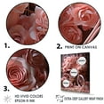 thumbnail image 3 of Designart "Floral Fantasy Cycling" Bicycle Floater Framed Wall Art Living Room, 3 of 5