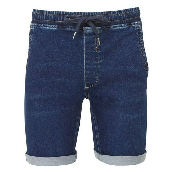 Wombat Mens Denim Drawstring Shorts