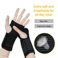 thumbnail image 4 of sixwipe 4 Pcs Wrist Brace for Carpal Tunnel, Wrist Support with Adjustable Elastic Strap for Left and Right Hand, Hand Wraps for Carpal Tunnel, Arthritis, Tendonitis Pain Relief, 4 of 8