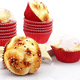 thumbnail image 4 of 500 Uds. Forros de papel de aluminio para cupcakes, moldes para muffins, tazas para hornear para bodas, cumpleaños, baby showers, fiestas, 4 of 5