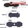 thumbnail image 4 of Car Brake Caliper Piston Spreader Tool, 360° Swing Ratchet Hand Wrench for Single Twin Quad Piston Disc Brake Vehicle Pad Expander, 4 of 13