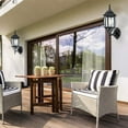 thumbnail image 5 of 2-Pack 1-Light 16.85-in Black Outdoor Wall Lantern Sconce, 5 of 6