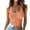 Orange, variant on LADIGASU Summer Tank Tops for Womens Solid Tank Sleeveless U-Neck Base Shirt Summer Casual Workout Tees Top