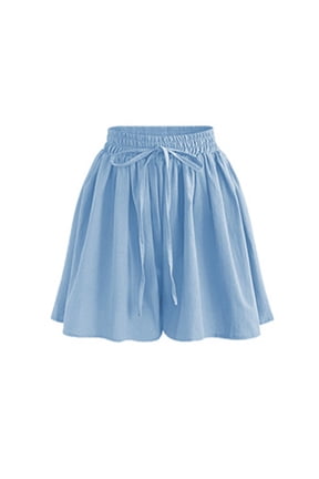 Flowy Shorts for Women Loose Elastic Waist Drawstring Athletic Casual Shorts Lightweight Lounge Shorts