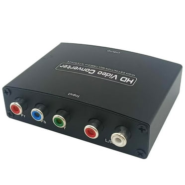 Component to HDMI Converter RGB Video Stereo Audio Adapter HD 1080P