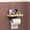 Black, variant on WIFKLSIIPG Stylish Storage Rack for Bathroom Bedroom and Balcony Durable Metal and Wood Design No Drilling Needed Tissue Holder and Organizer for Wall1pc