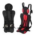thumbnail image 3 of Asiento de Coche de seguridad portátil Bling Bling para niños negro y rojo, 3 of 12