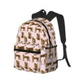 thumbnail image 2 of Picia Leopard Print Large Capacity Backpack Classic Style Backpack Casual Backpack Water-Resistant School Work Travel Outdoor Backpack, 2 of 8