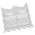 thumbnail image 4 of GAXIRE Desk Business Card Holder Transparent Acrylic 1Set 5.9X3.6X4.2in, 4 of 8