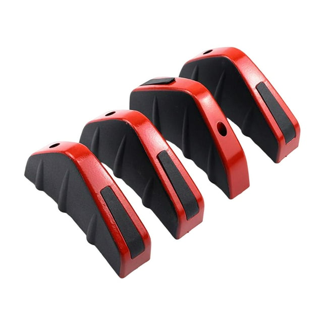 Difusor de labios para parachoques trasero inferior de coche, 4 unidades, duradero, premium, de alto rendimiento Estilo B