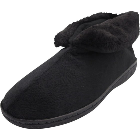 NORTY - Norty Womens Faux Fur Memory Foam Slip On Bootie Slippers Shoe ...