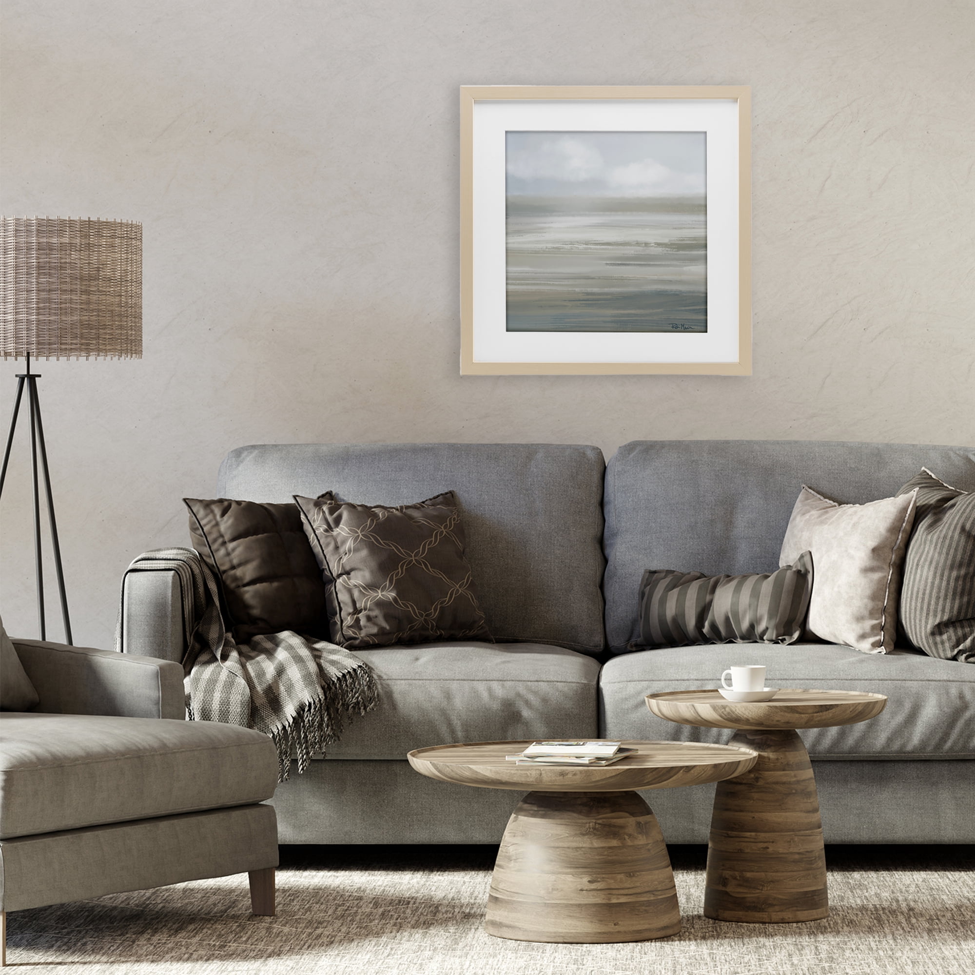 Stupell Industries Mid Afternoon Landscape Birch Framed Print Under Glass, design by Robin Maria