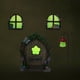 thumbnail image 5 of Puerta de hadas y ventanas para árboles, accesorios de decoración al aire libre, arte de patio, casa de hadas, decoración fluorescente para el hogar,, 5 of 9