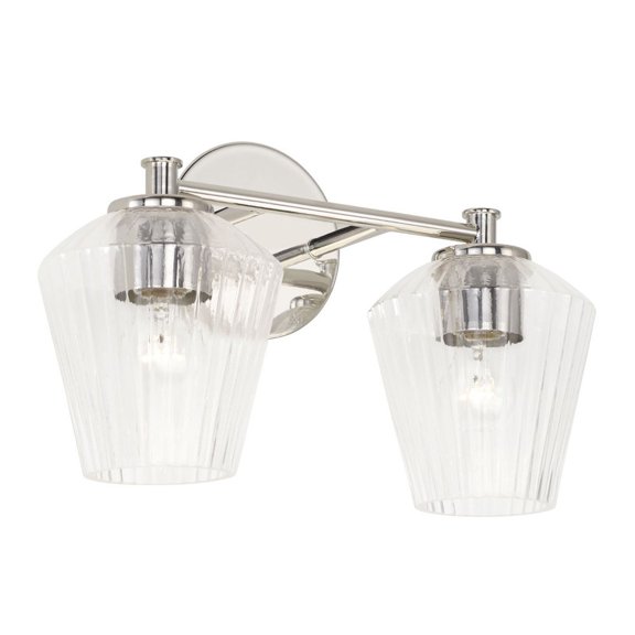 2 Light Bath Vanity-Polished Nickel Finish Capital Lighting 141421Pn-507