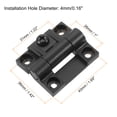thumbnail image 2 of Uxcell 4Pack Bisagra de Torque Ajustable, 43x36mm Agujeros Avellanados de Plástico Bisagras de Control de Posición Ajustable, Negro, 2 of 6