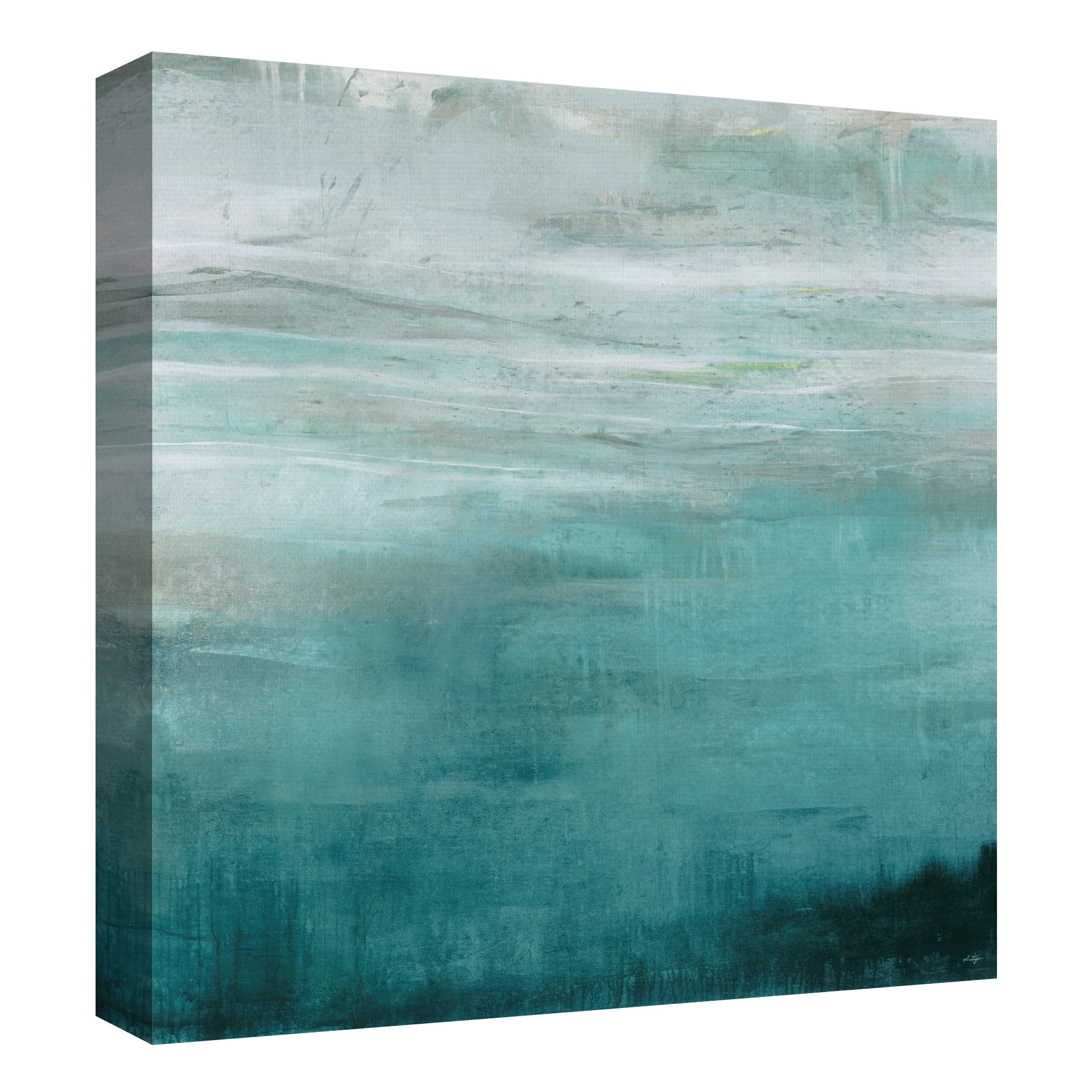 Cancun Teal by Santiago Canvas Art Print
