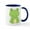 White/Navy Inside, variant on CafePress - Laguna Frog Mug - 11 oz Ceramic Mug - Novelty Coffee Tea Cup