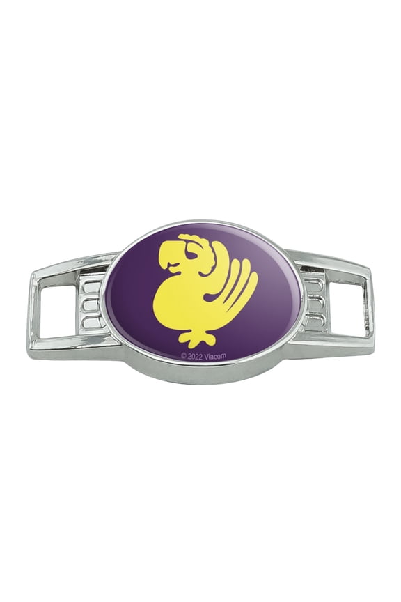 Hidden Temple Purple Parrots Shoe Shoelace Shoe Lace Tag Runner Gym Charm Decoration