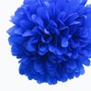 Dress My Cupcake Royal Blue Tissue Paper Pom Poms Party Kit, Set of 12 - Fourth of July Decorations, 4th of July Party S