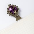 thumbnail image 5 of Grapes Copper-Colored Lace Bookmarks: Stainless Steel Book Markers Set for Readers and Book Lovers, 5 of 5