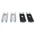 thumbnail image 3 of 1 Pair 7/8 Inch 22Mm Silver Aluminum Alloy Handlebar Clamp Riser Mount For 110Cc 125Cc Dirt Pit ATV, 3 of 4