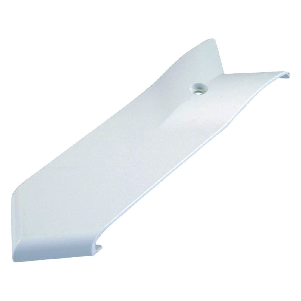 JR Products 55941 2"W x 7.3"L Polar White Straight Corner SlideOut
