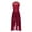 Burgundy, variant on ZDHoor Girls Sleeveless Rhinestones Mock Neck Figure Skating Dress Leotard Ballet Lyrical Dance Costume Brown 6