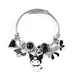 thumbnail image 1 of Pulsera De Plata Ajustable de dibujos animados Xtellar Negro 6 Cm 6 Cm, 1 of 4