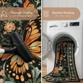 thumbnail image 2 of Lahome 5x7 Butterfly Washable Bedroom Rug, Boho Rugs for Living Room Non-Slip, Soft  Floral Throw Carpet for Home Office  Dining Room, Black, 2 of 8