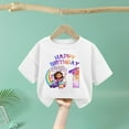 thumbnail image 4 of Camiseta de cumpleaños de casas de muñecas Gabbys, camiseta con número para niños, camisetas de manga corta para niños, Tops con estampado de dibujos animados, ropa para niños pequeños, 4 of 5