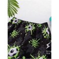 thumbnail image 4 of Boy's Patchwork Drawstring Waist Printed Summer Boho Track Shorts, 4 of 5