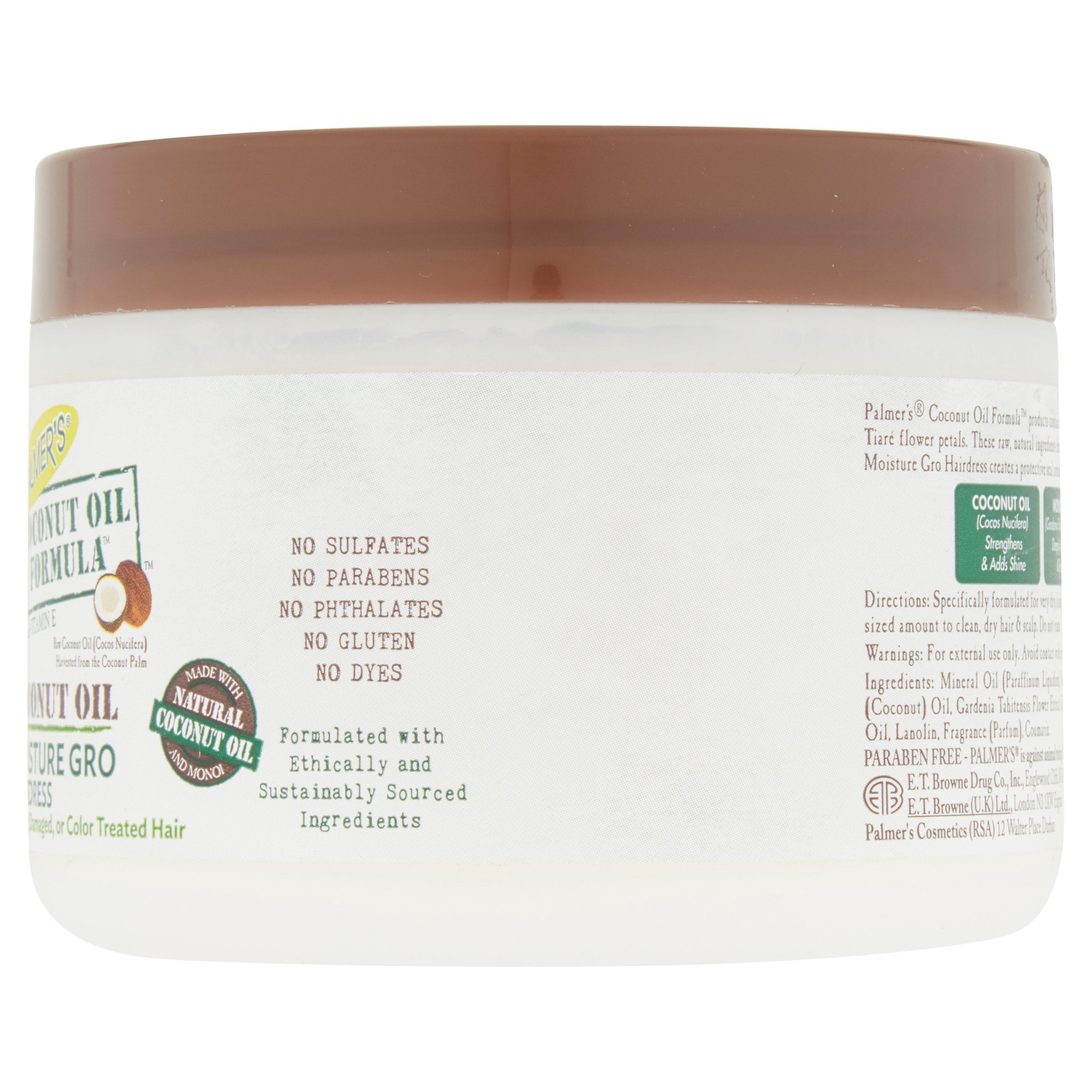 3 Pack Palmer's Coconut Oil Formula Moisture Gro with Vitamin E 8.8 Ounce Each