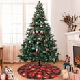 thumbnail image 7 of Yiaed Tomato Print Christmas Tree Skirt , Tree SkirtsTree Mat for Christmas Winter Holiday Indoor Decorations-48", 7 of 7