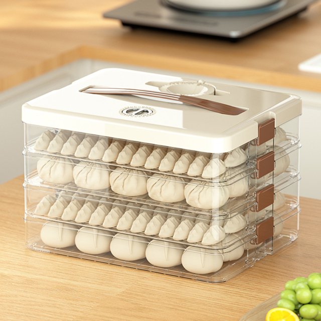 Organizador de albóndigas, caja de almacenamiento de albóndigas, caja de almacenamiento de albóndigas grande, suministros de cocina, funcionalidad inteligente